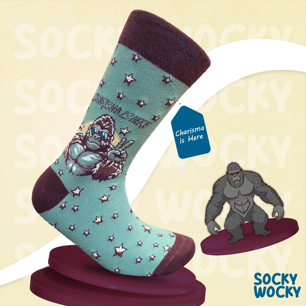 Charisma is Here Socks Bold Statement Edition