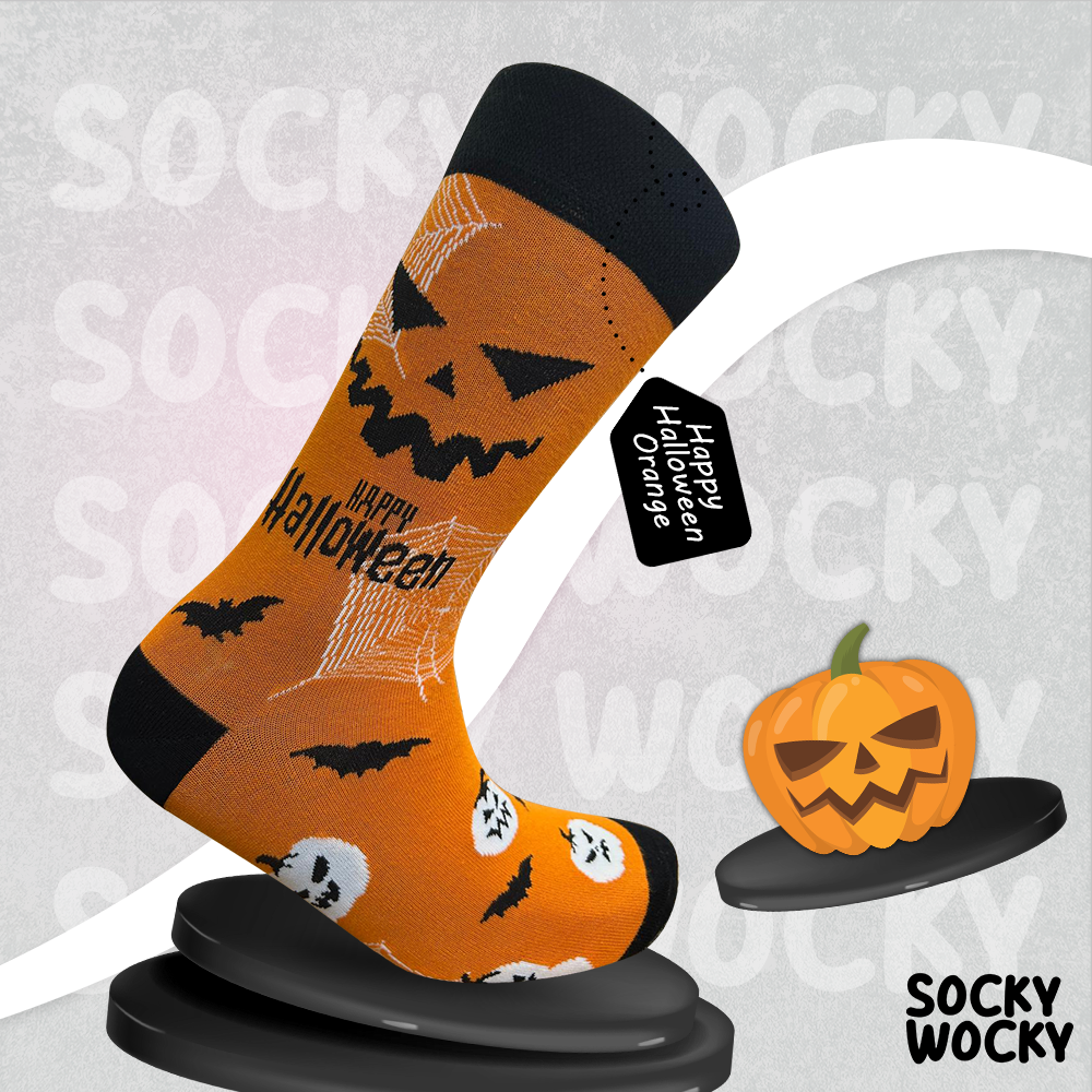 Felice Halloween Calzini Arancioni Edizione Stagione Spaventosa