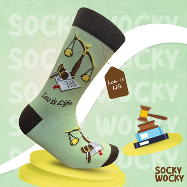 Law is Life Socks Legal Profession Series