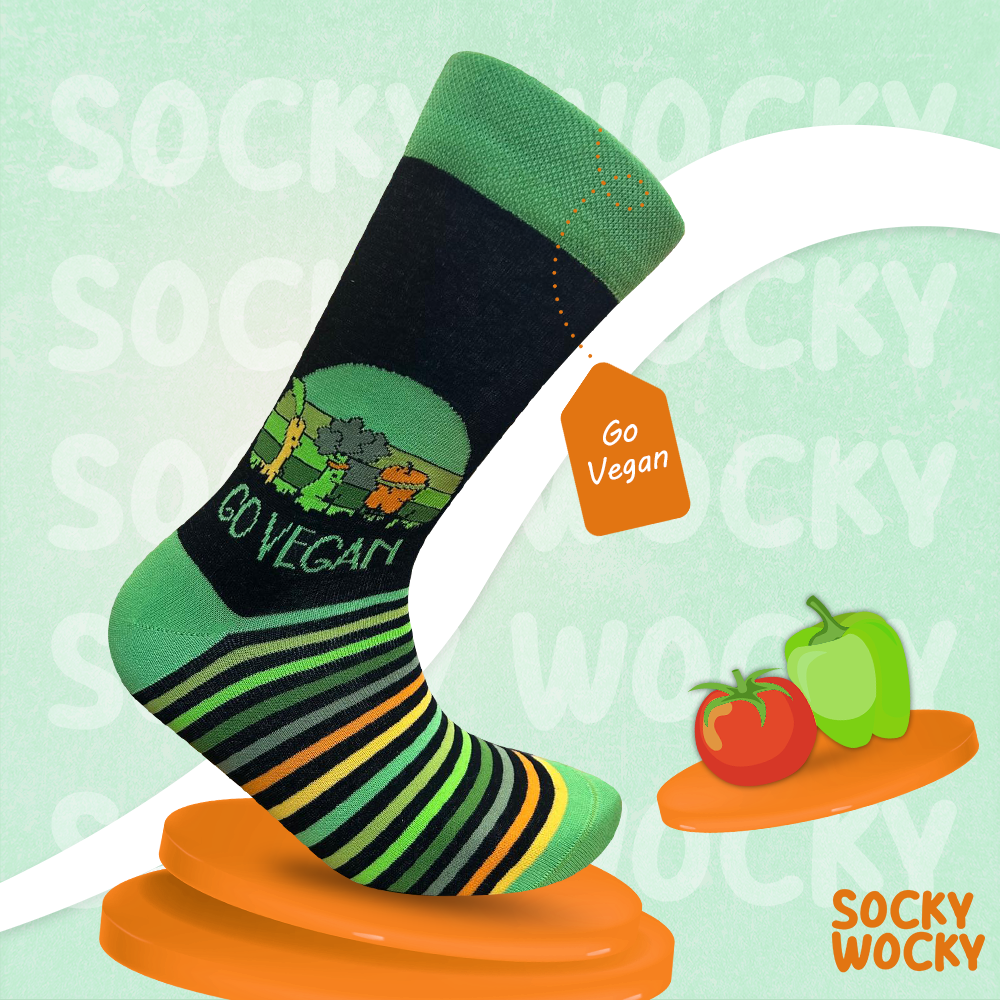 Go Vegan Socks Plant Lifestyle Series