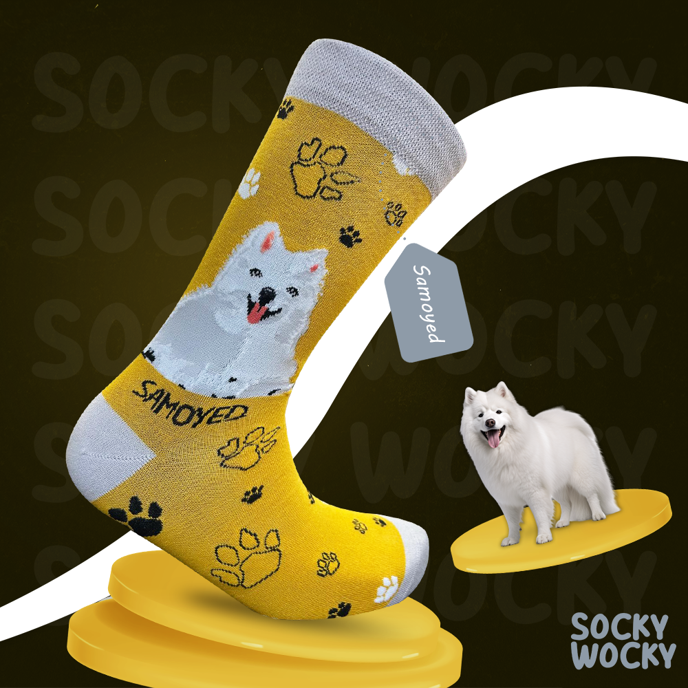 Samoyed Socks Snow Dog Series