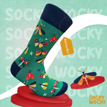 Butterflies Socks Nature Wings Edition