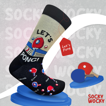 Let's Pong Chaussettes Édition Jeu de Fête