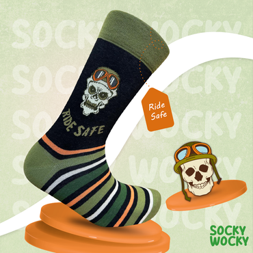 Ride Safe Socks Motorcycle Safety Edition