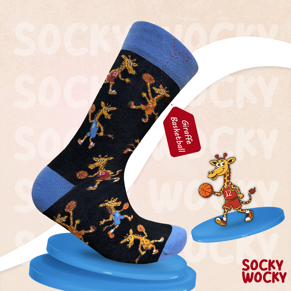 Giraffe Basketball Socks Sports Animal Series