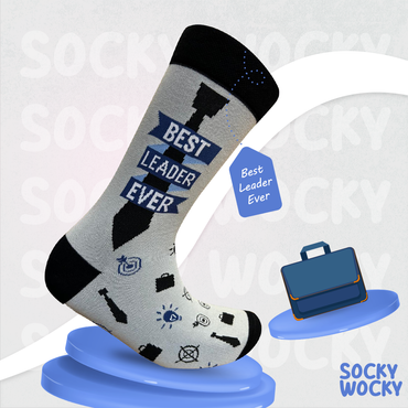 Best Leader Ever Socks Leadership Appreciation Series