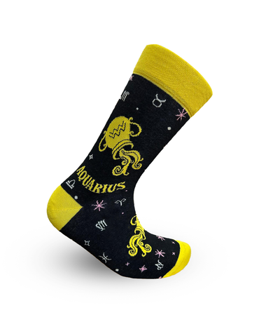 Aquarius Socks Air Vision Horoscope Edition