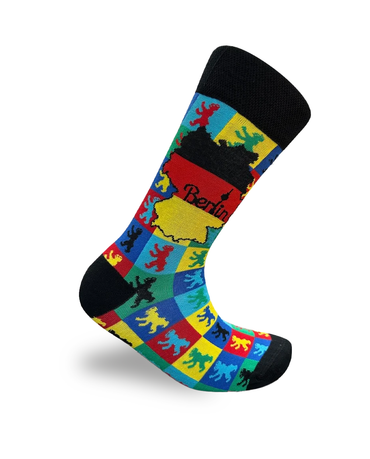 Berlin Mosaic Socks Pattern Cotton