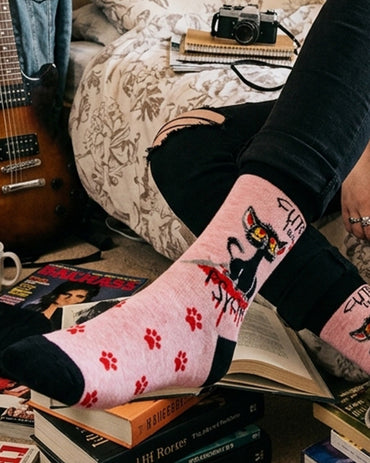 Cute But Psycho Socks Dual Personality Edition