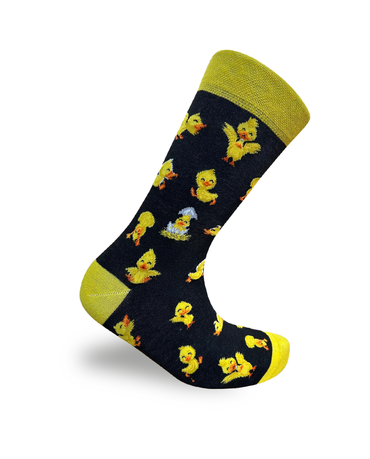Chaussettes Jaunes Canard Série Animaux de la Ferme
