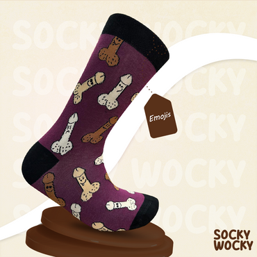 Emojis Socks Colourful Funny Pattern