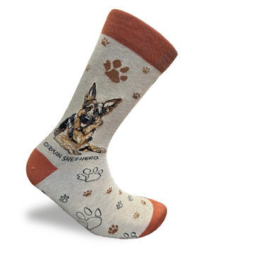 German Shepherd Socks Working Dog Line