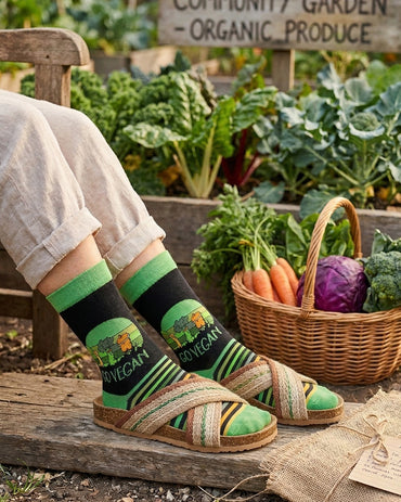Go Vegan Socks Plant Lifestyle Series