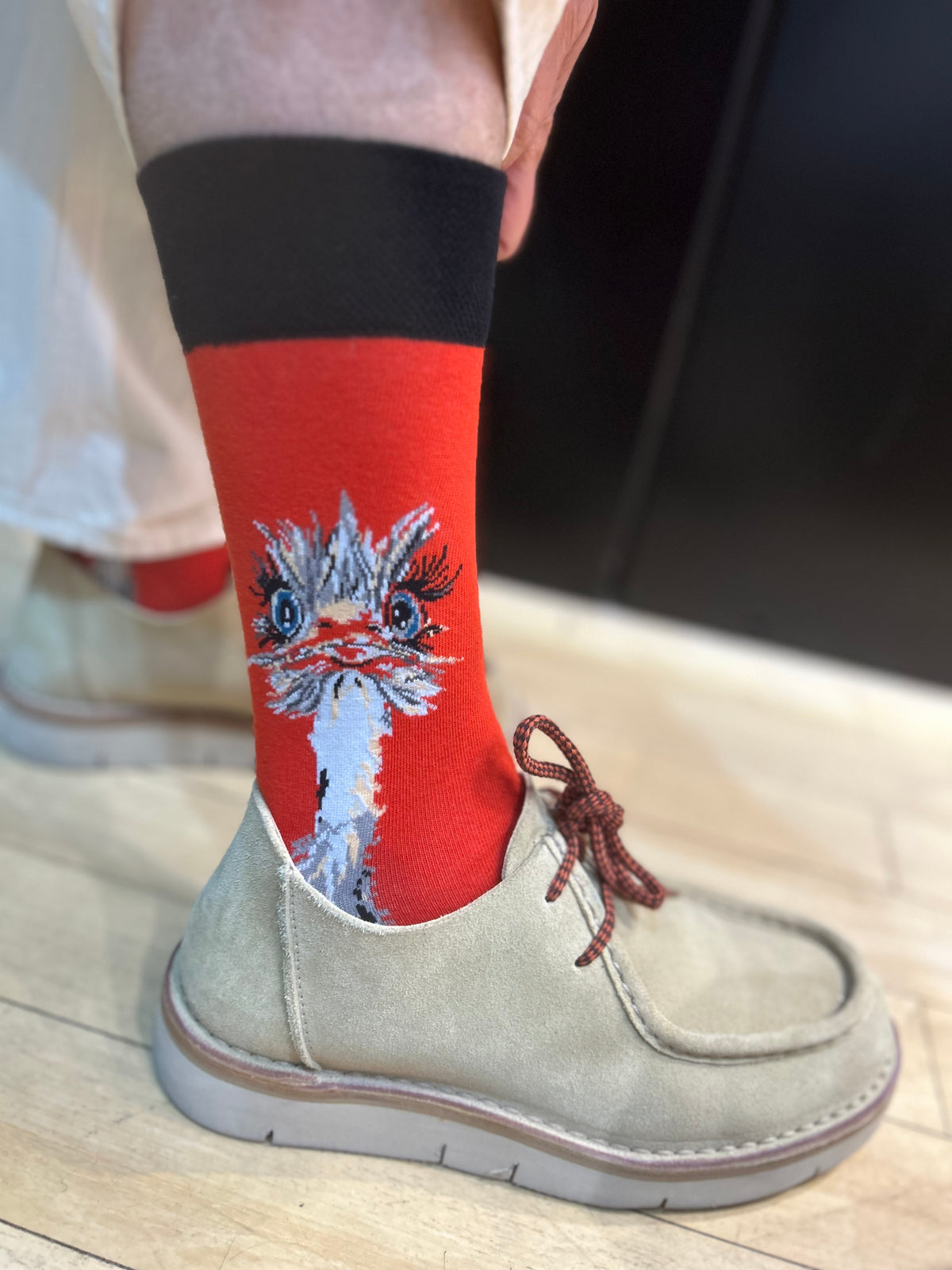 Chaussettes Autruche Série Oiseaux du Safari