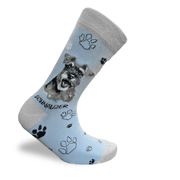 Schnauzer Socks Bearded Dog Breed Edition