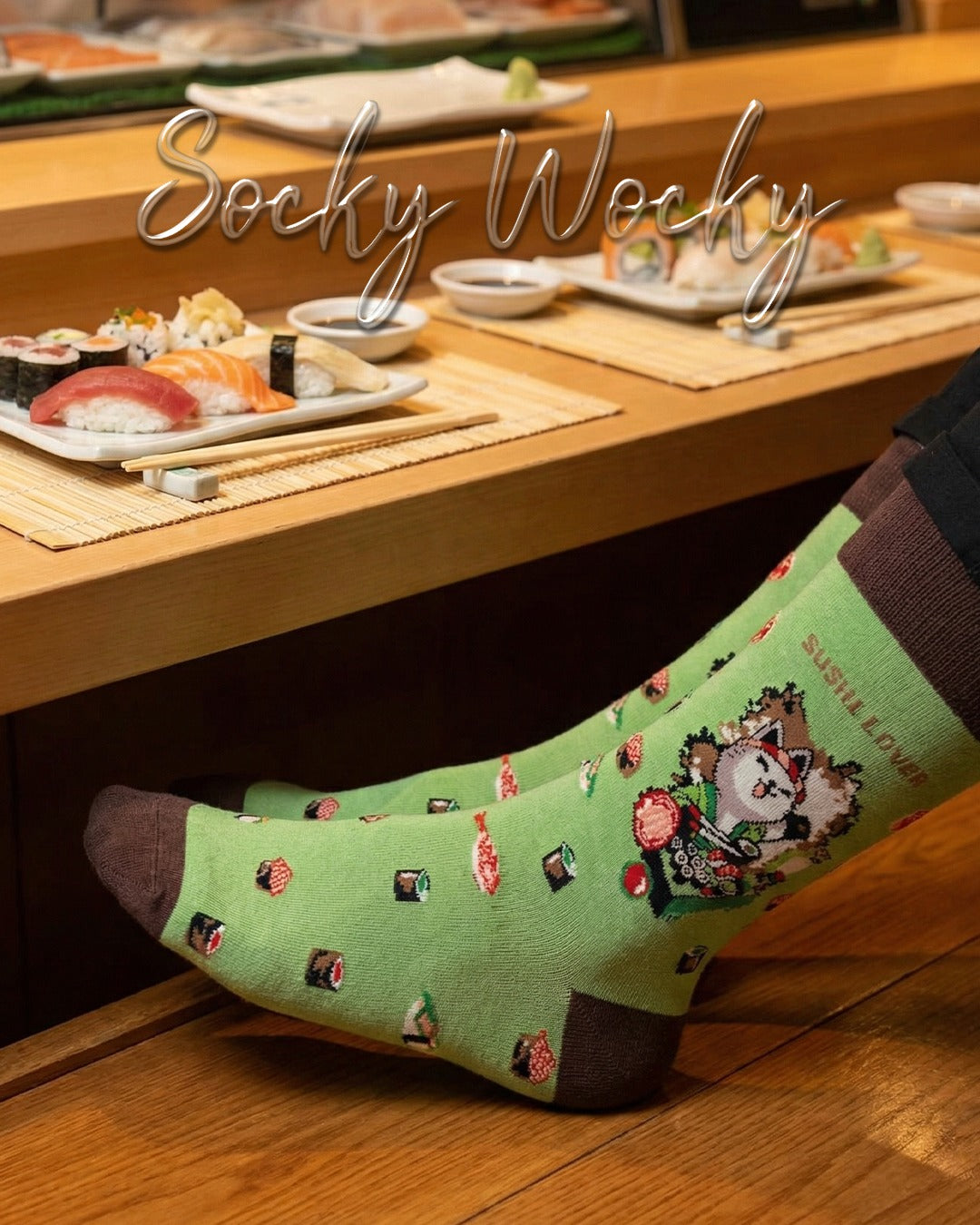 Sushi Lover Socks Japanese Food Series