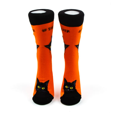Hi Stalker Socks Mysterious Black Cat Edition