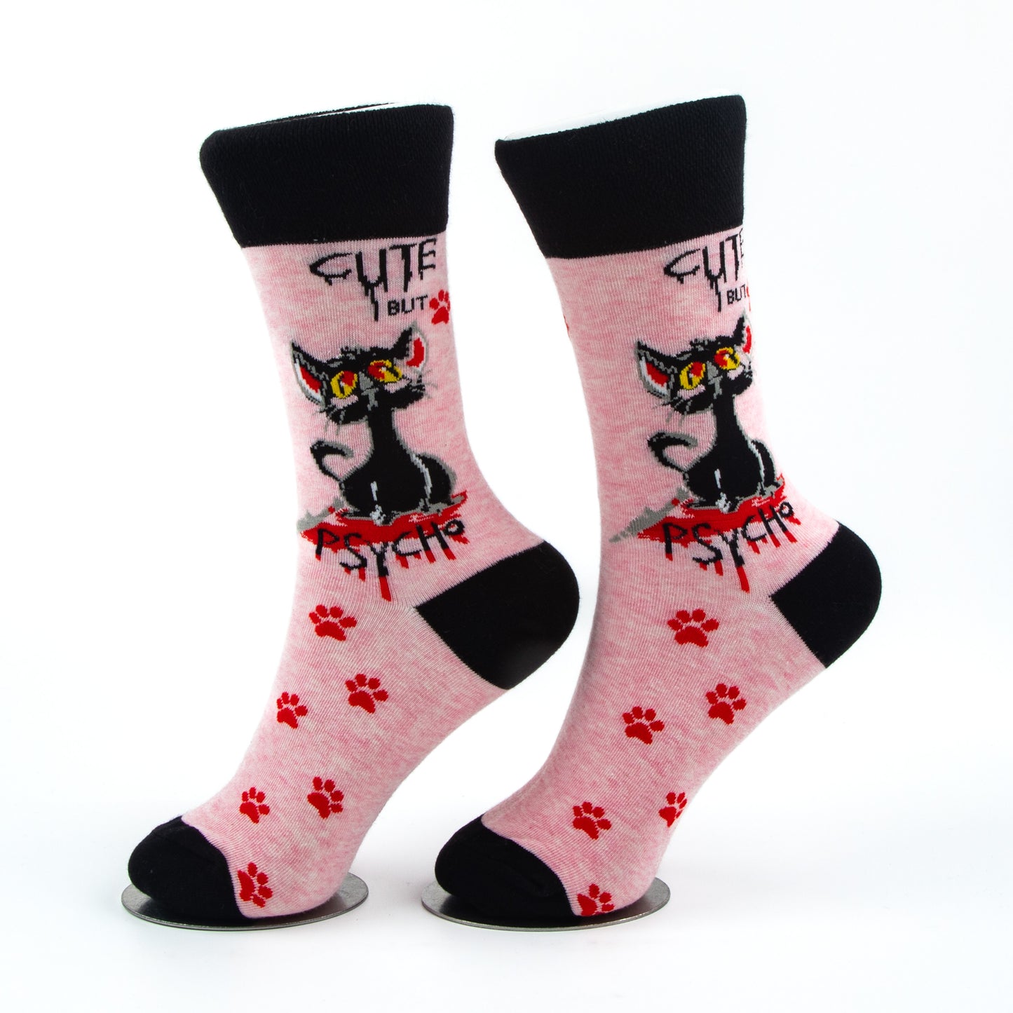 Cute But Psycho Socks Dual Personality Edition