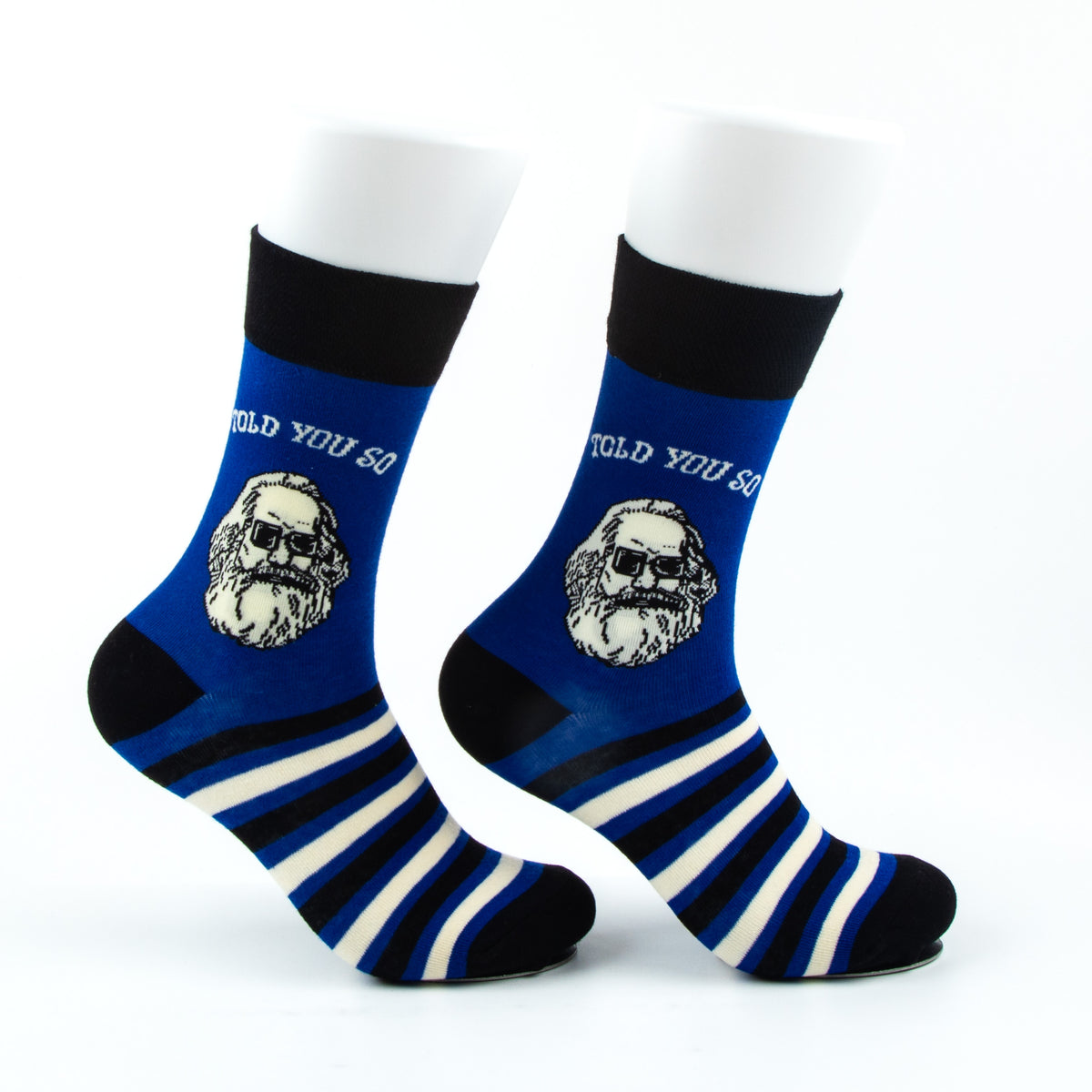 "Ich hab's ja gesagt"-Socken Edition Inspiriert von Karl Marx
