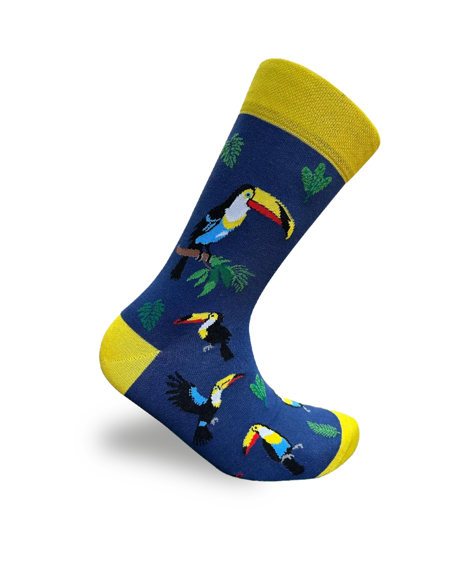 Toucan Bird Socks Tropical Nature Edition