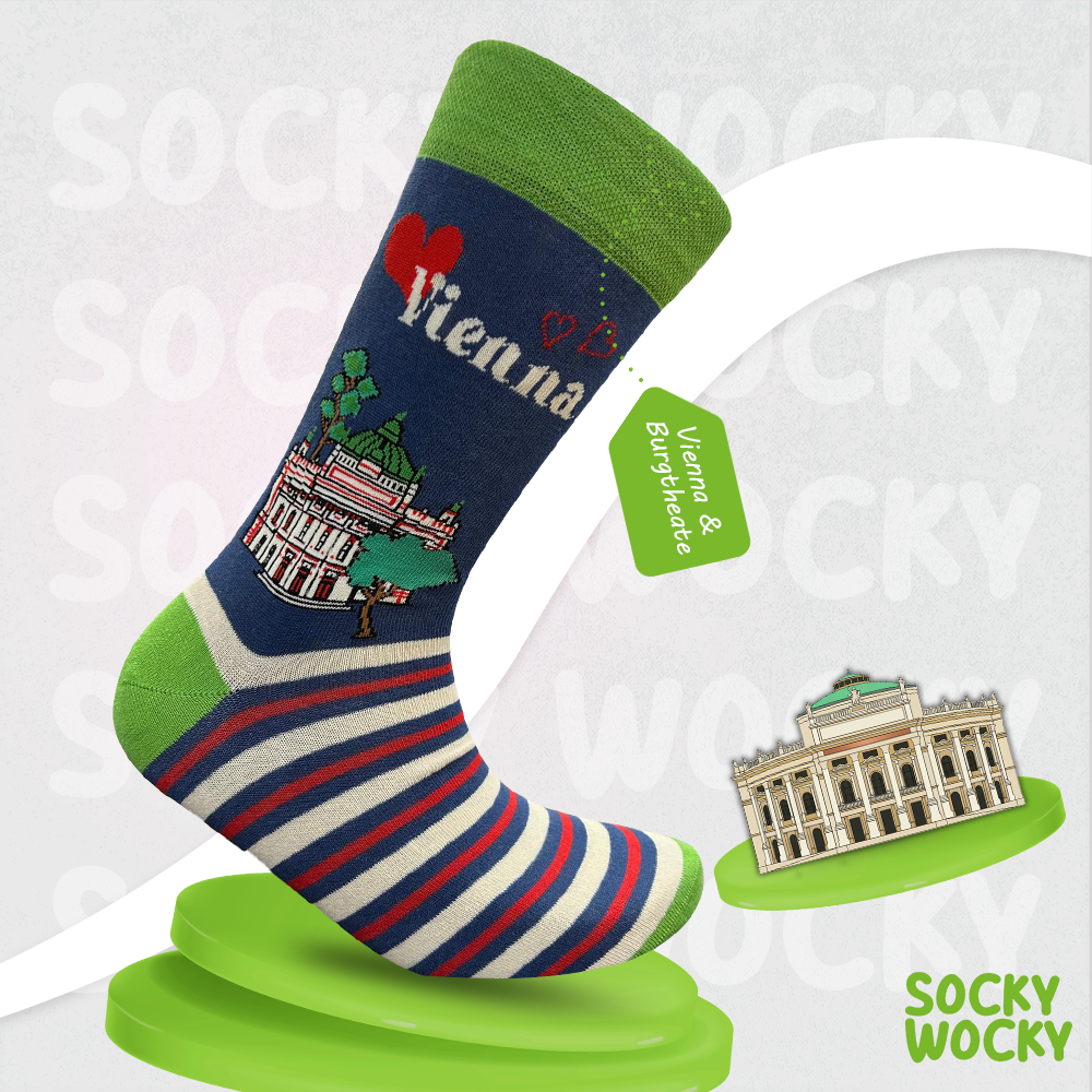 Vienna Burgtheater Landmark Socks Cultural Collection
