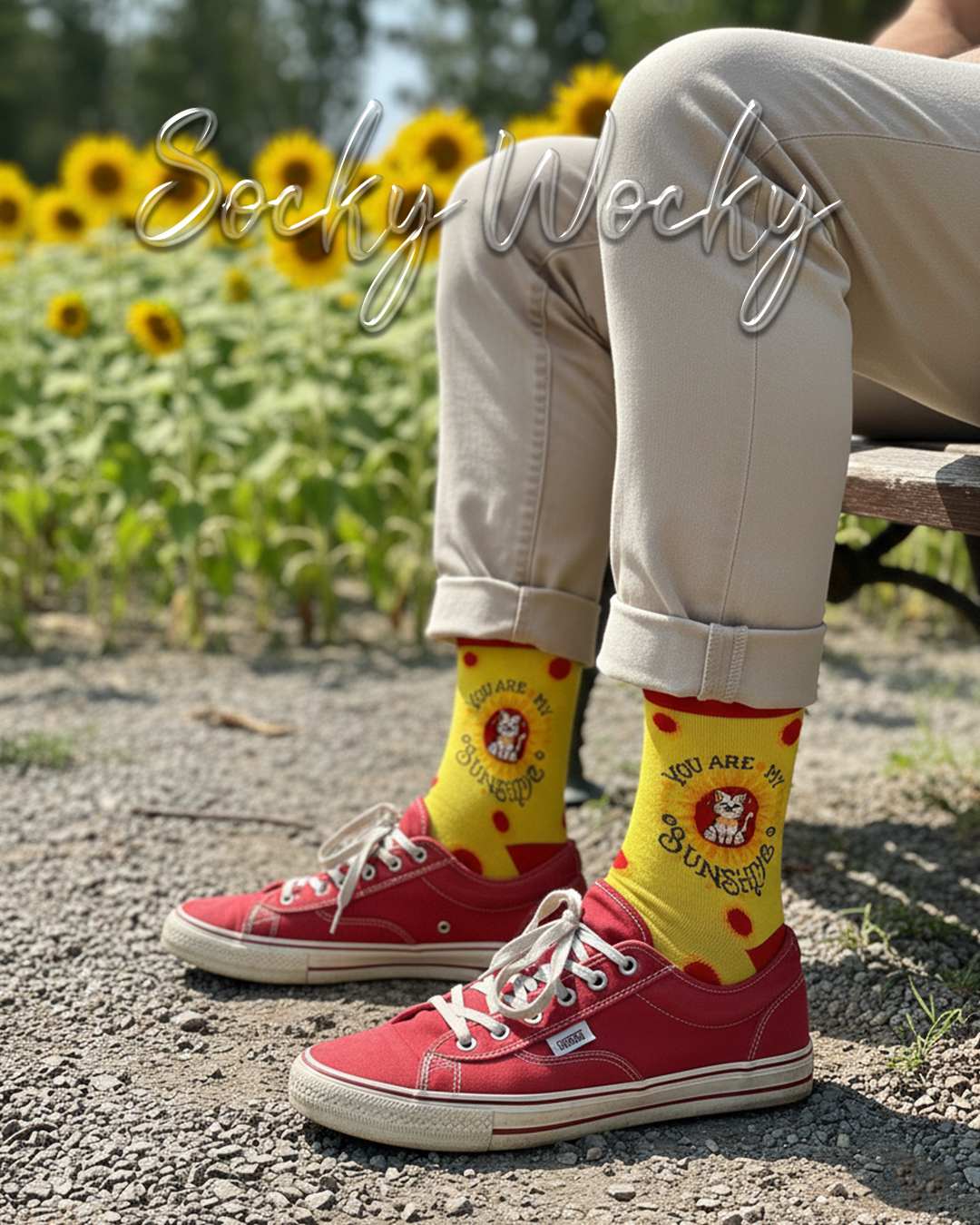 You Are My Sunshine Socks Love Message Series