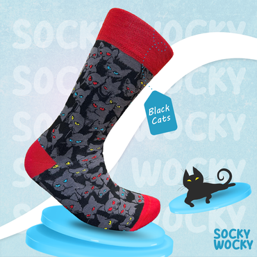 Mysterytier-Serie Schwarze Katzensocken