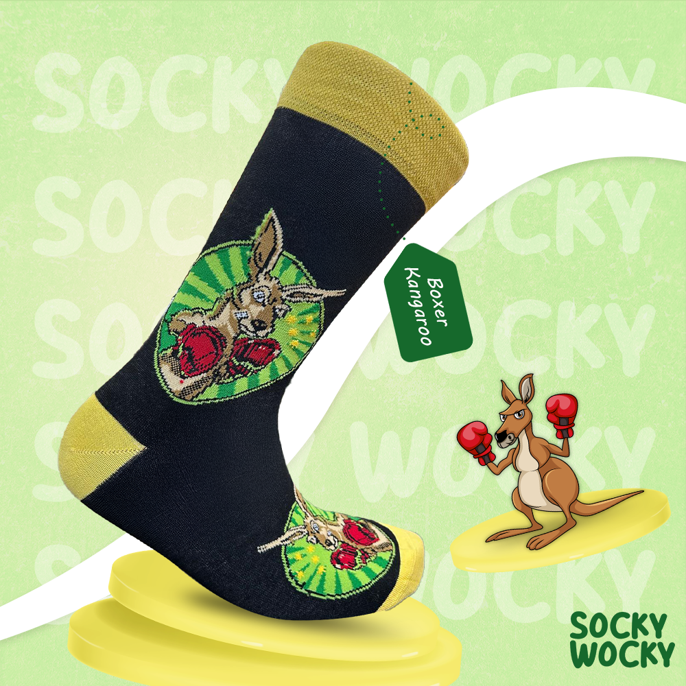 Boxer Kangaroo Socks Animal Mix Edition