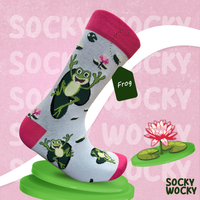 Frog Socks Nature Animal Edition
