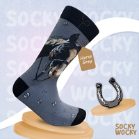 Horse Lover’s Patterned Socks Premium Cotton