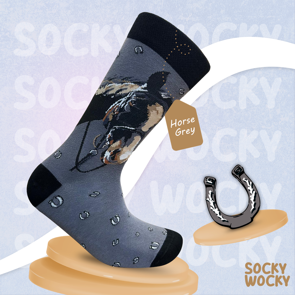 Horse Lover’s Patterned Socks Premium Cotton