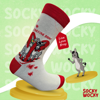 Live Love Bray Socks Animal Humor Series