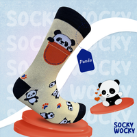Pocket Panda Socks Cute Animal Series