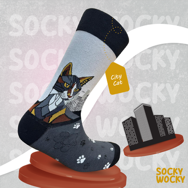 City Cat Socken Urban Animal Edition