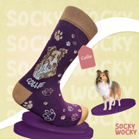 Collie Socks Herding Dog Edition