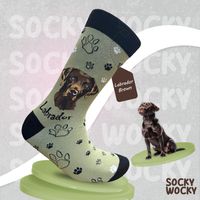 Labrador Brown Socks Classic Dog Edition