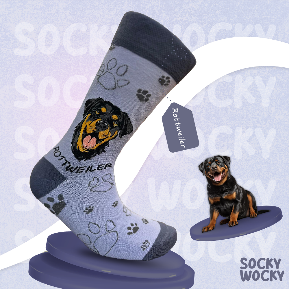 Rottweiler Socks Guard Dog Edition