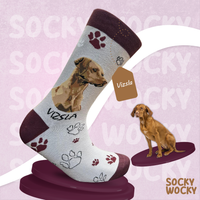 Vizsla Socks Hungarian Dog Series