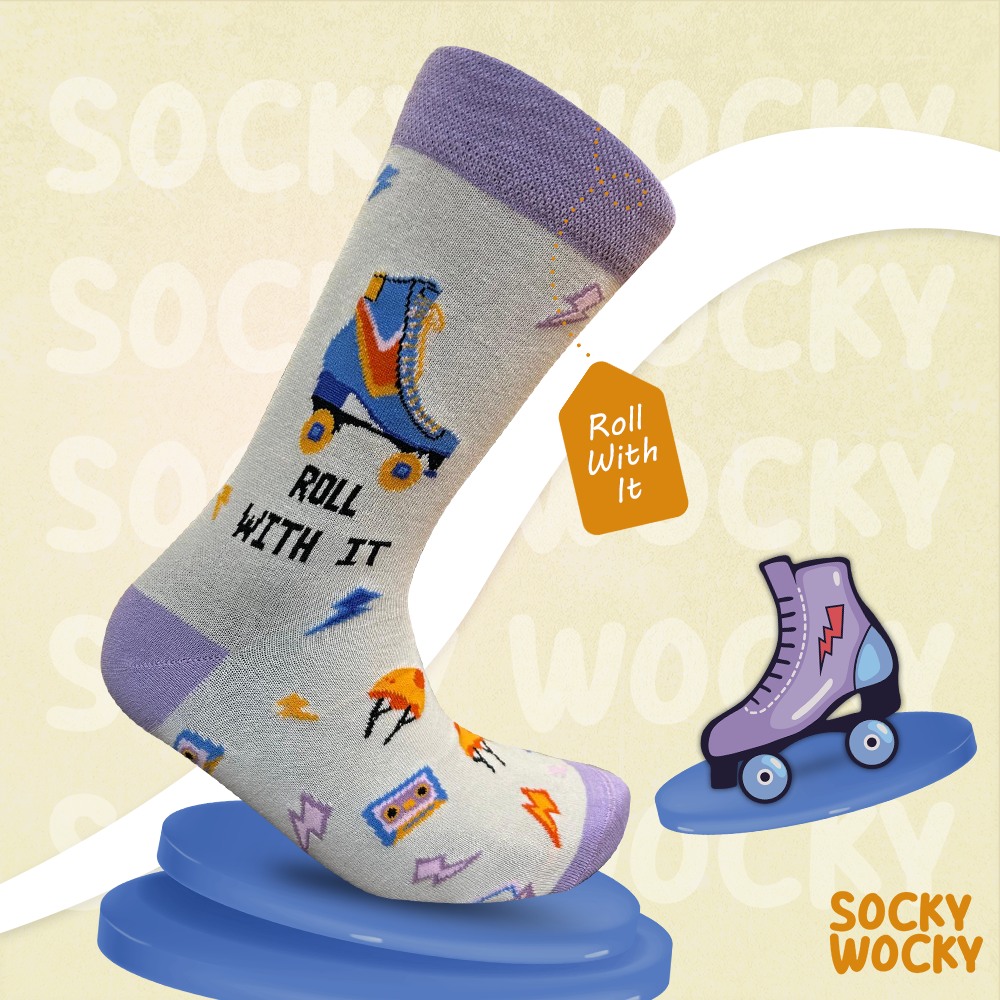 Skate Roll With It Socks Urban Sport Series