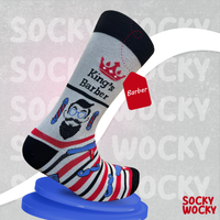 Barber Socks Grooming Profession Series