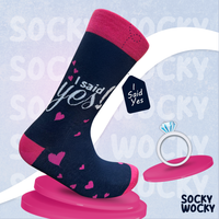 I Said Yes Socks Engagement Celebration Edition