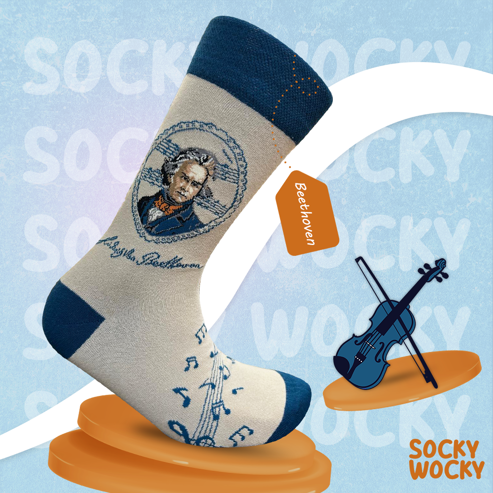 Beethoven Socks Classical Music Tribute Series
