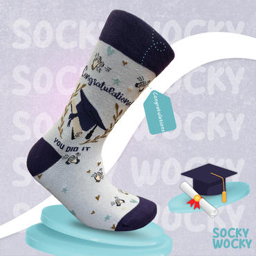 Congratulations Socks Celebration Gift Line