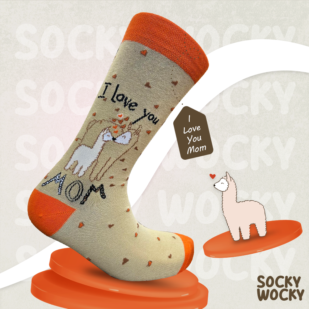 I Love You Mom Socks Gift Appreciation Edition