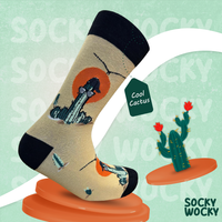 Cool Cactus Socks Desert Humor Edition