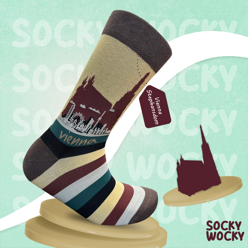 Vienna Stefansdom Socks Vienna Landmark Series