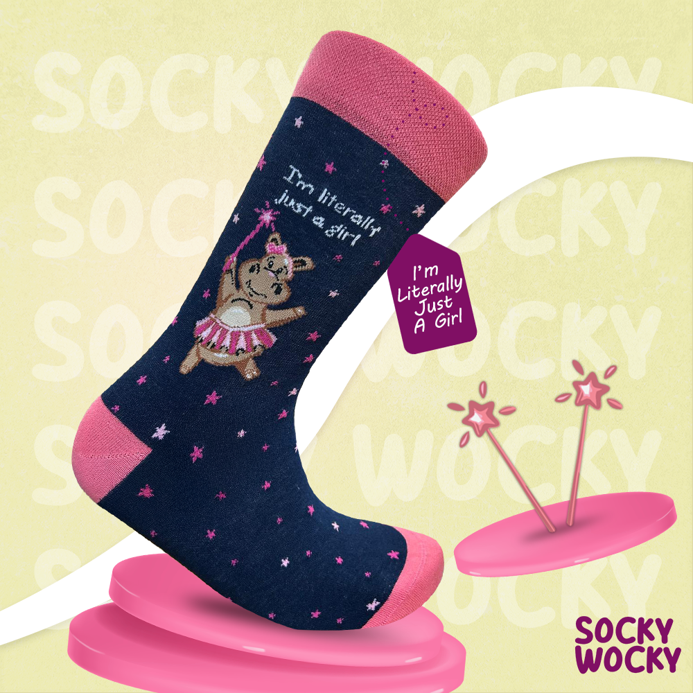 I’m Literally Just a Girl Socks Sassy Statement Edition