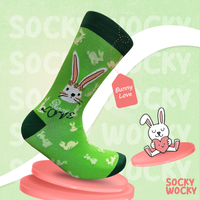 Bunny Love Socks Cute Animal Series