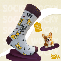 Life is Better With a Corgi Socks Dog Lover Edition