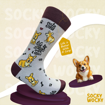 Life is Better With a Corgi Socks Dog Lover Edition
